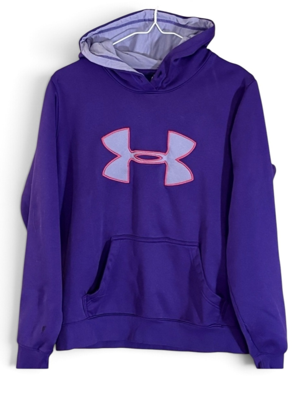 Under Armour Purple Logo Hoodie Sweatshirt